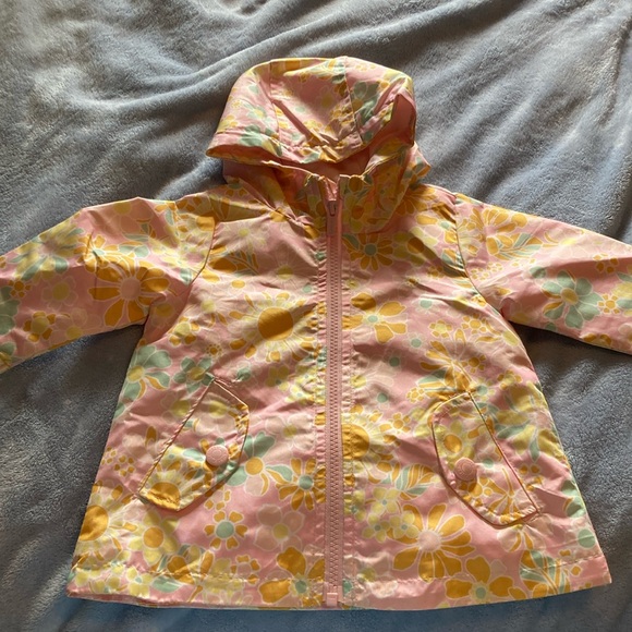 Carter's Other - NWOT. Carter's Pink and Yellow Floral Raincoat